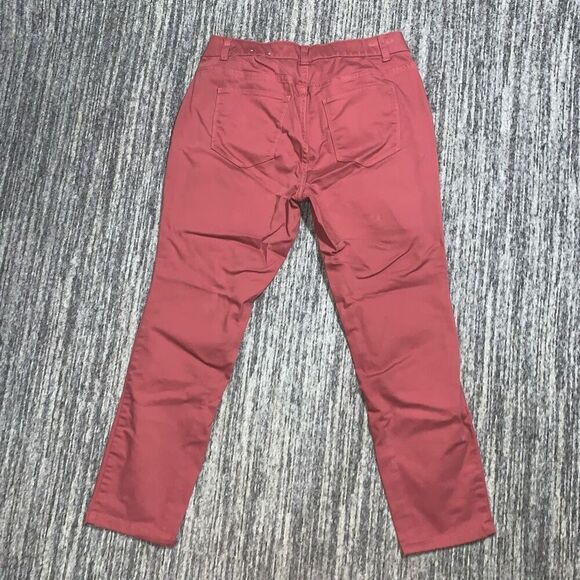 Christopher & Banks Womens 6 Signature Slimming Straight Leg Pants Coral Stretch - Picture 8 of 8